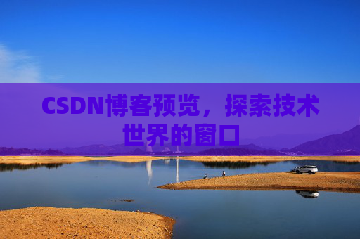 CSDN博客预览，探索技术世界的窗口